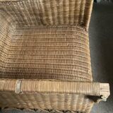 Rattan armchair called ear
