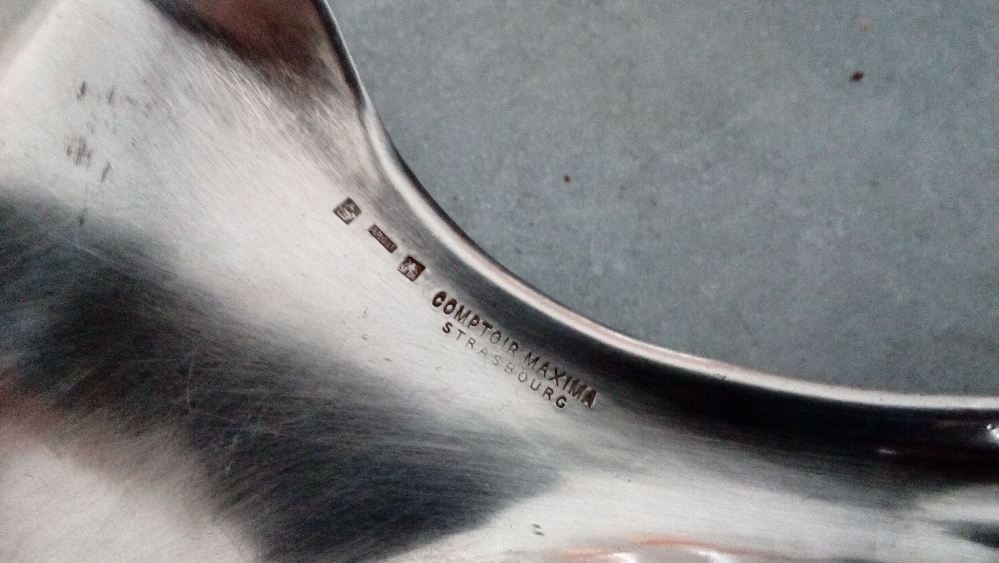 Pick-crumbs silver metal shovel