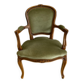 Armchair bergère cabriolet Louis XV style