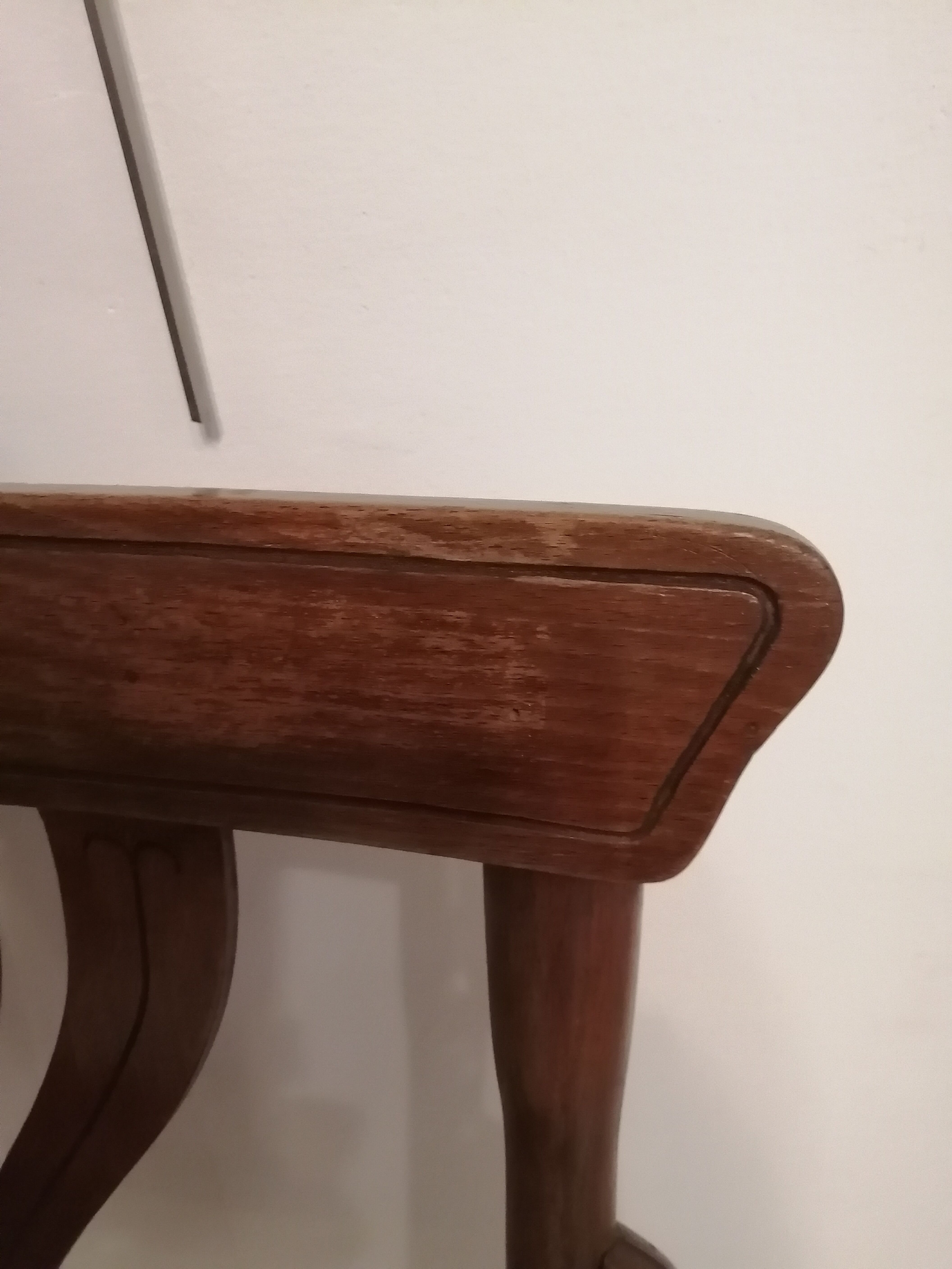 Bent wood bench