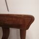 Bent wood bench