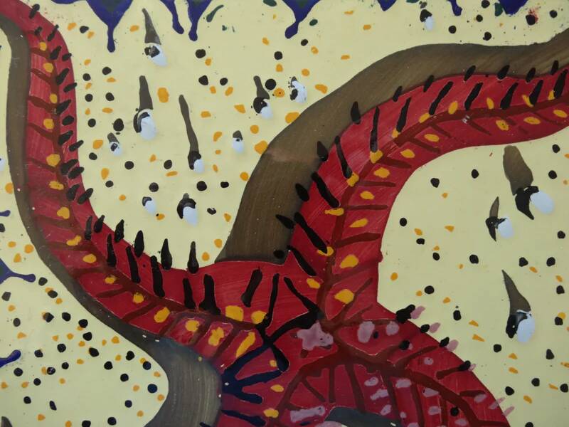 Salvador Dali: Red Starfish - Original Signed Ceramic