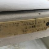 Vintage dentist furniture in wood and marble