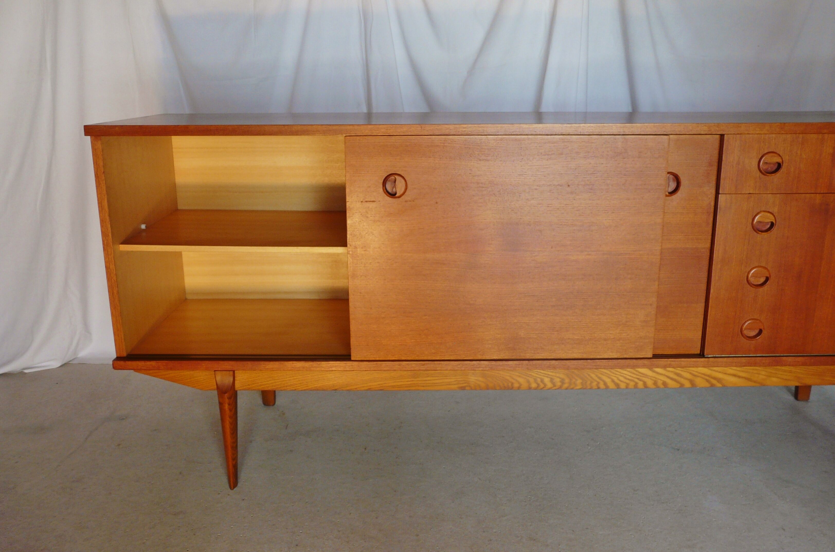 Scandinavian sideboard in teak 60s