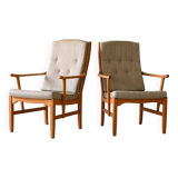Pair of Scandinavian armchairs