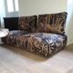 2 armchairs bamboo fabric