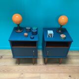 Paire de tables de chevet vintage scandinave