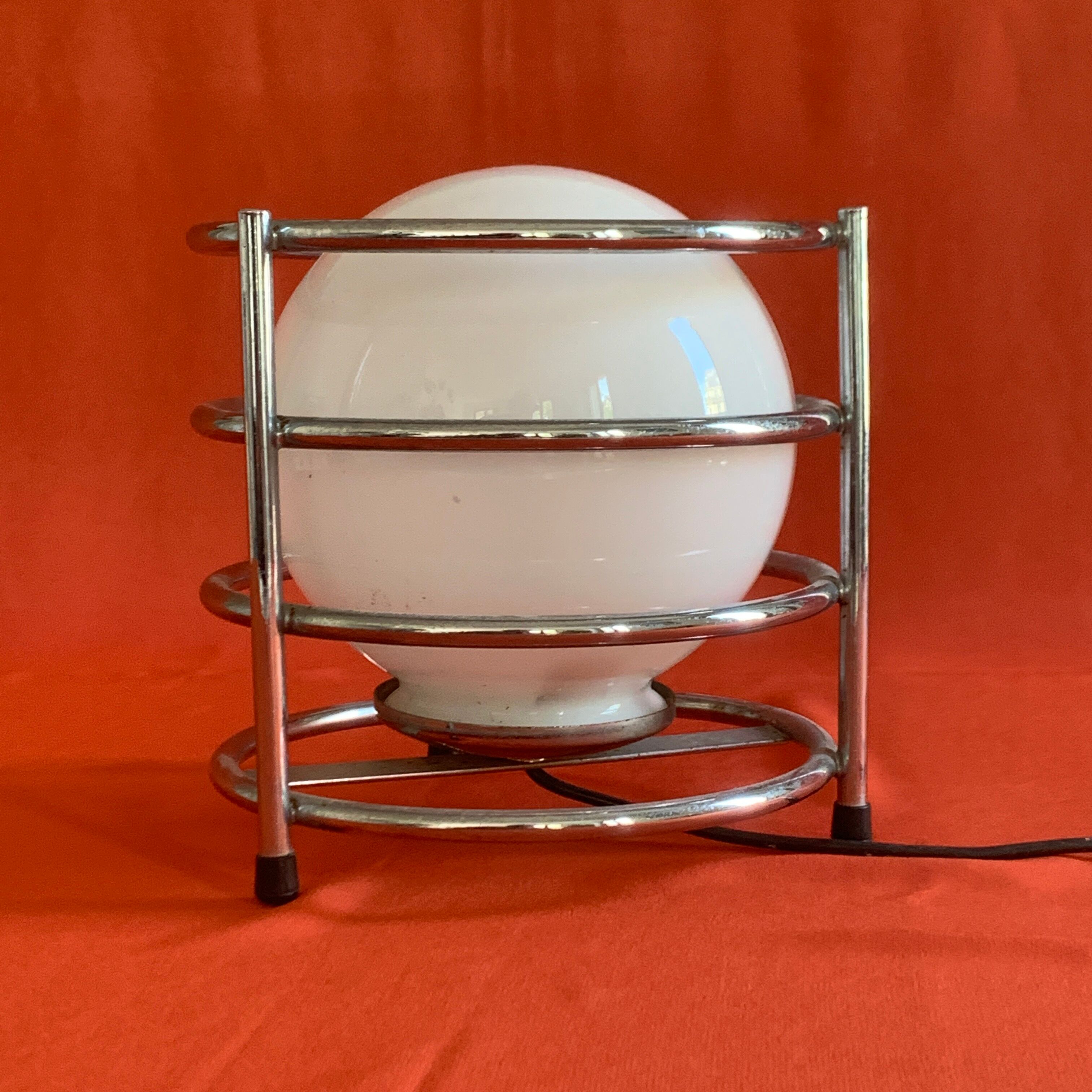 Vintage opaline lamp 70's
