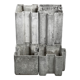 Set of 4 puzzle planters Switzerland 1950s