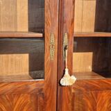 Louis Philippe Style Mahogany Display Cabinet from the 19th Century