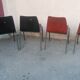 Set of 5 mismatched designer chairs germany pagholz 1960/70