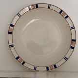 Plat de service Orval bleu Longwy
