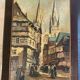 Breton painting, St. Corentin, Kéréon Street, Quimper, Brittany - regionalist