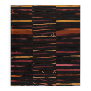 Tapis Kilim turc vintage tissé main