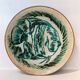 Stoneware bowl with fish decoration signed Maurice A. – studio pottery