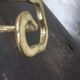 Candlestick zoomorphic snake cobra brass