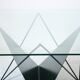 Butterfly geometric design coffee table