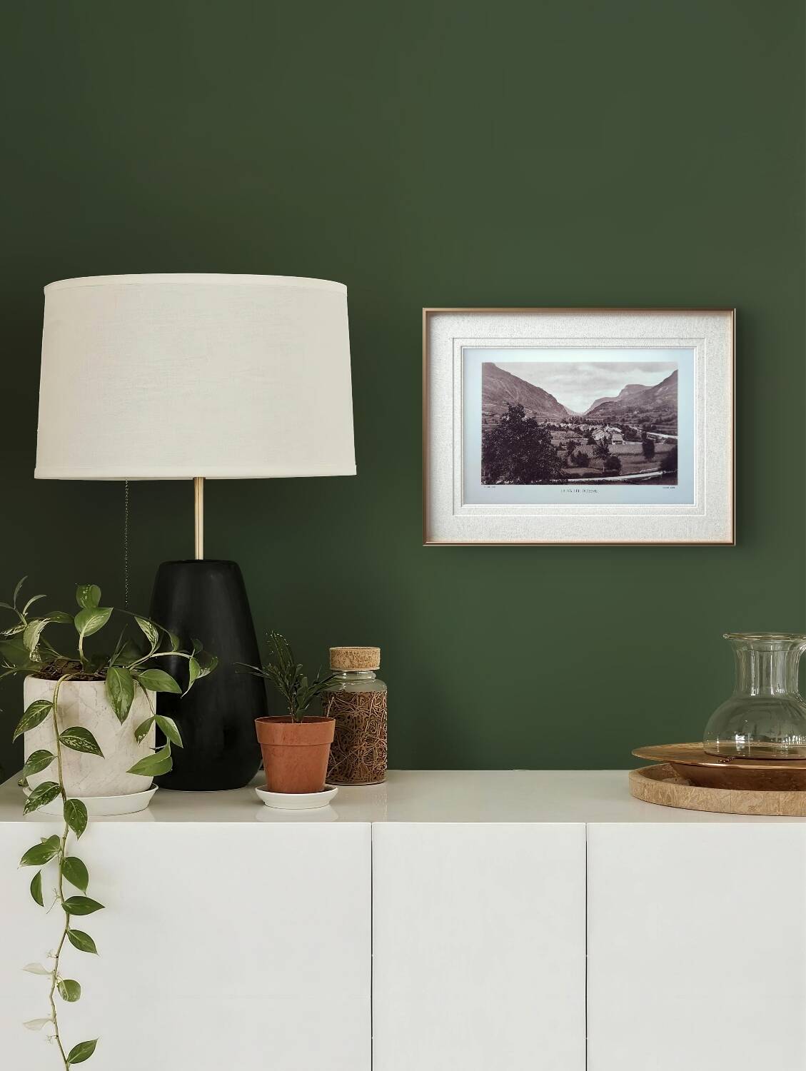 The Ossau Valley, Pyrénées-Atlantiques, photographic plate printed in 1937