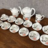 service à thé édition limitée en porcelaine de Limoges