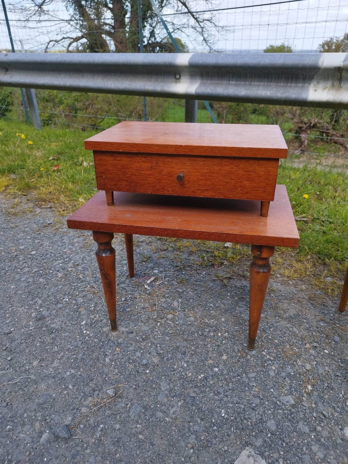 Pair of vintage bedside tables 50/60