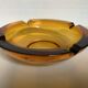 Large empty pocket ashtray thick glass