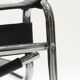 Wassily armchair in black leather, marcel breuer, 2000s