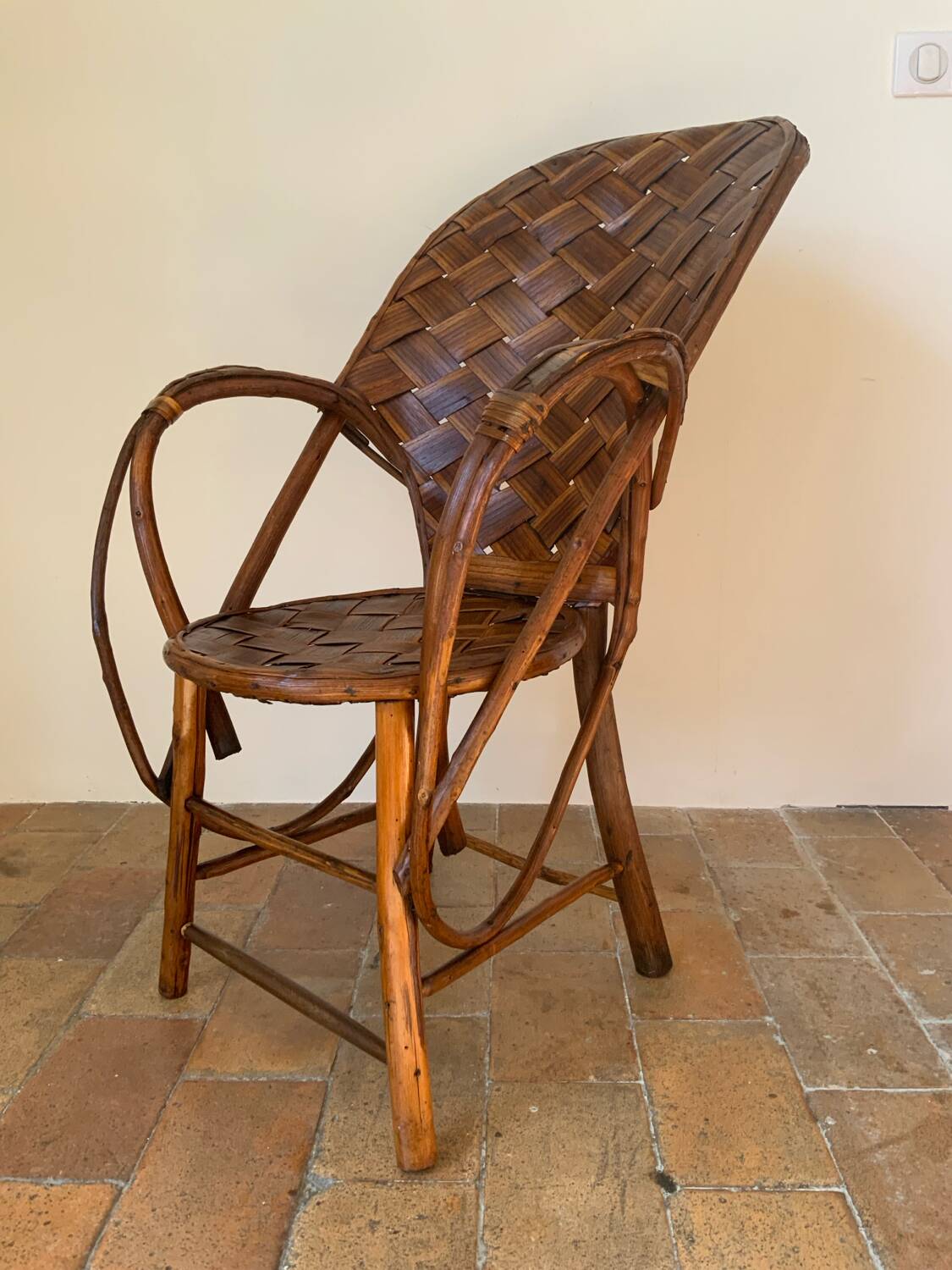 Chestnut armchair