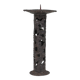 Brutalist wrought iron candlestick, European craftsmanship, 1960s