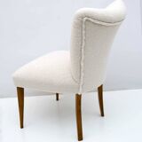 Mid-Century Modern Italian Bouclé Small Armchair, 1950s