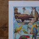 Original lithographs on birds