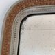 Miroir antique français Louis Philippe – crème et or, fin du 19e siècle