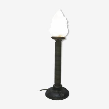 Bronze Flambeau Lamp