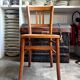 Luterma bistro chair in embossed beech, "shell" pattern.