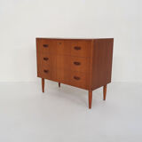 Scandinavian modern teak chest of drawers, Sweden 1960's