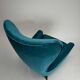 Mid-Century Modern Italian ISA Velvet Chair, 1950s