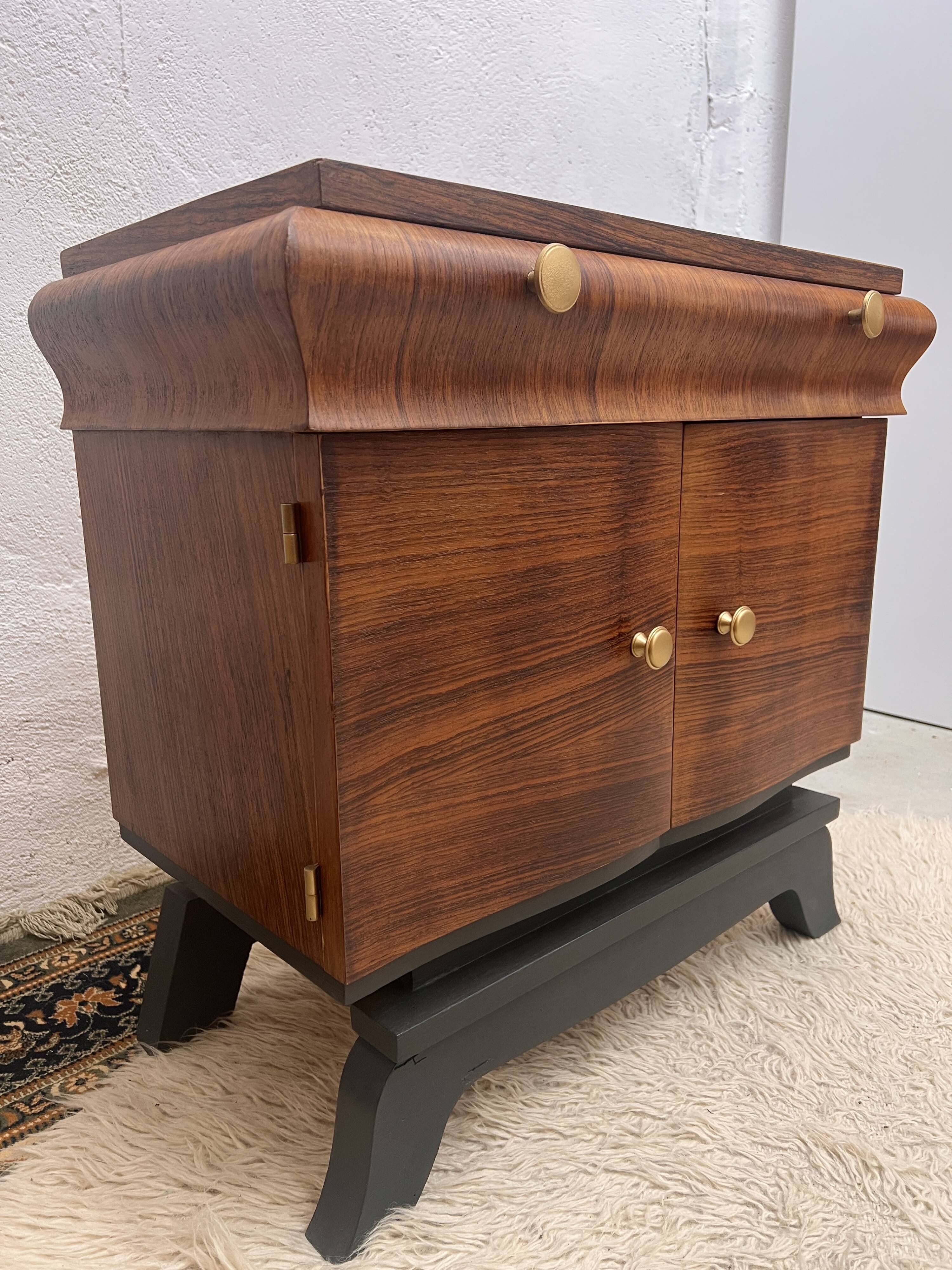 Art Deco side table - Rosewood, 1920s-1950s