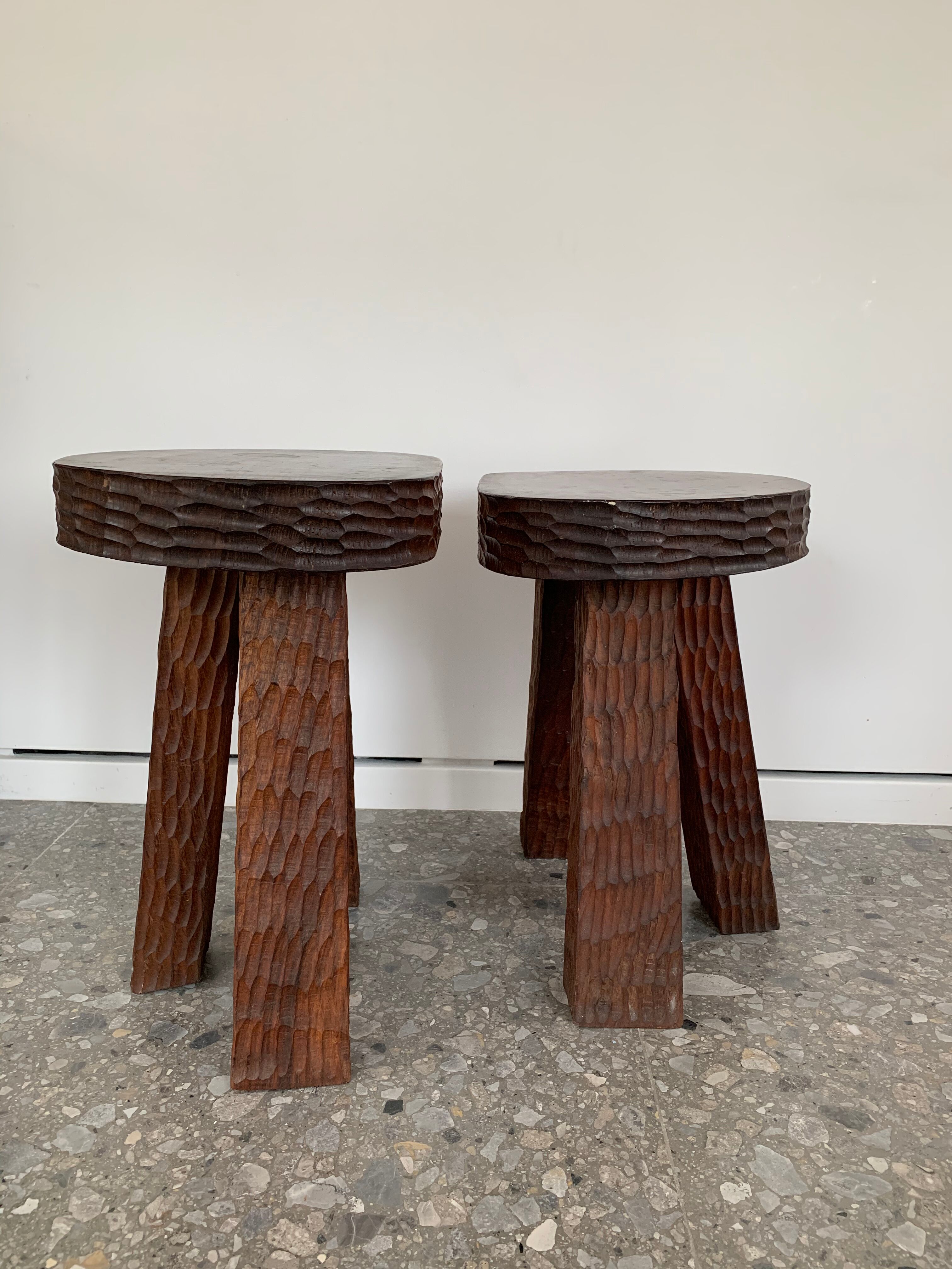 Brutalist stools