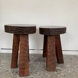 Brutalist stools