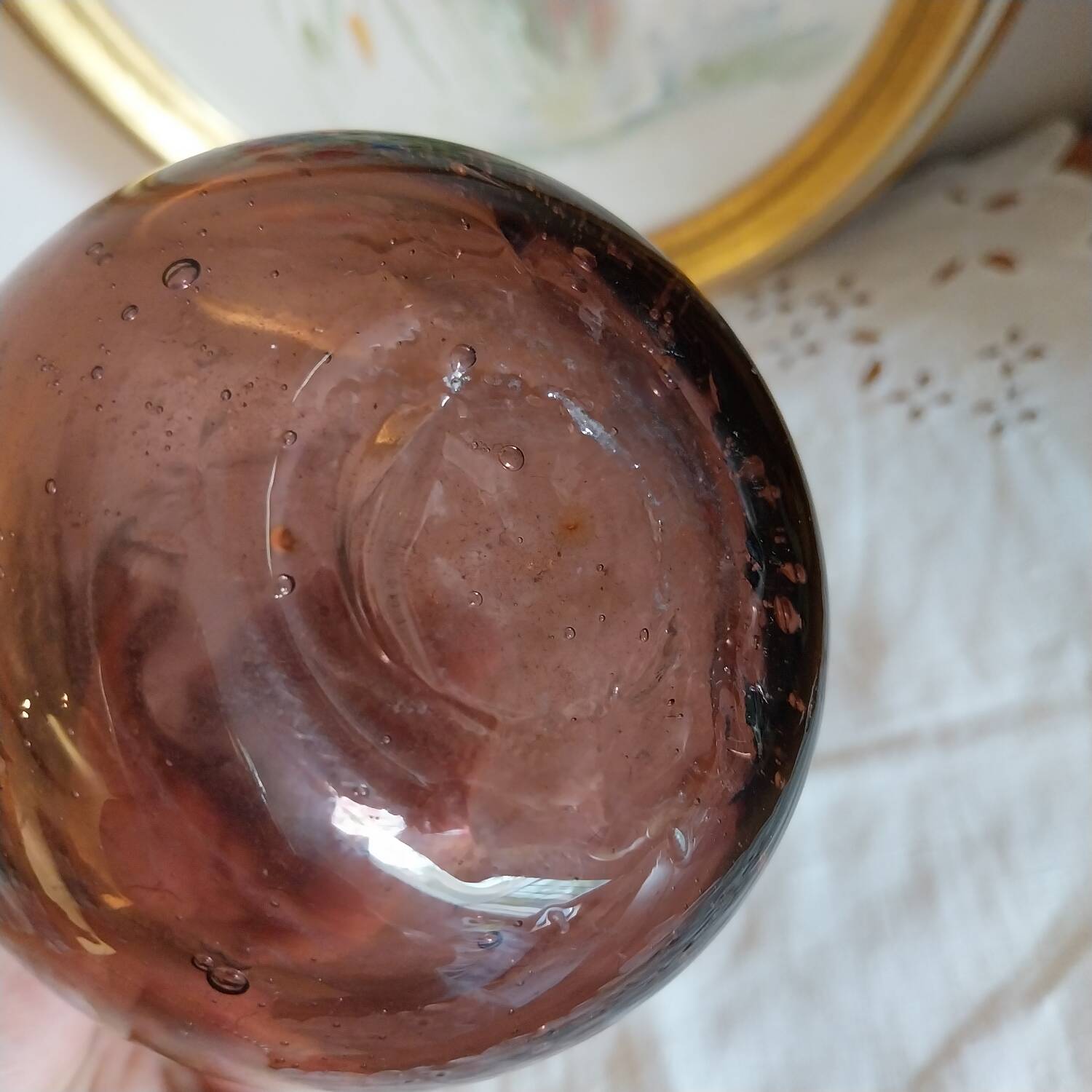 Soliflor mouth-blown bubble glass