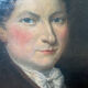 Painting "Portrait of a nobleman with a bow tie" XIX° HST (for restoration)