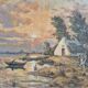 Landscape of Camargue - Oil on canvas