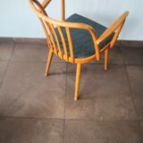Pair of Scandinavian style armchairs, Antonin Suman, for Ton, Czech, 70s