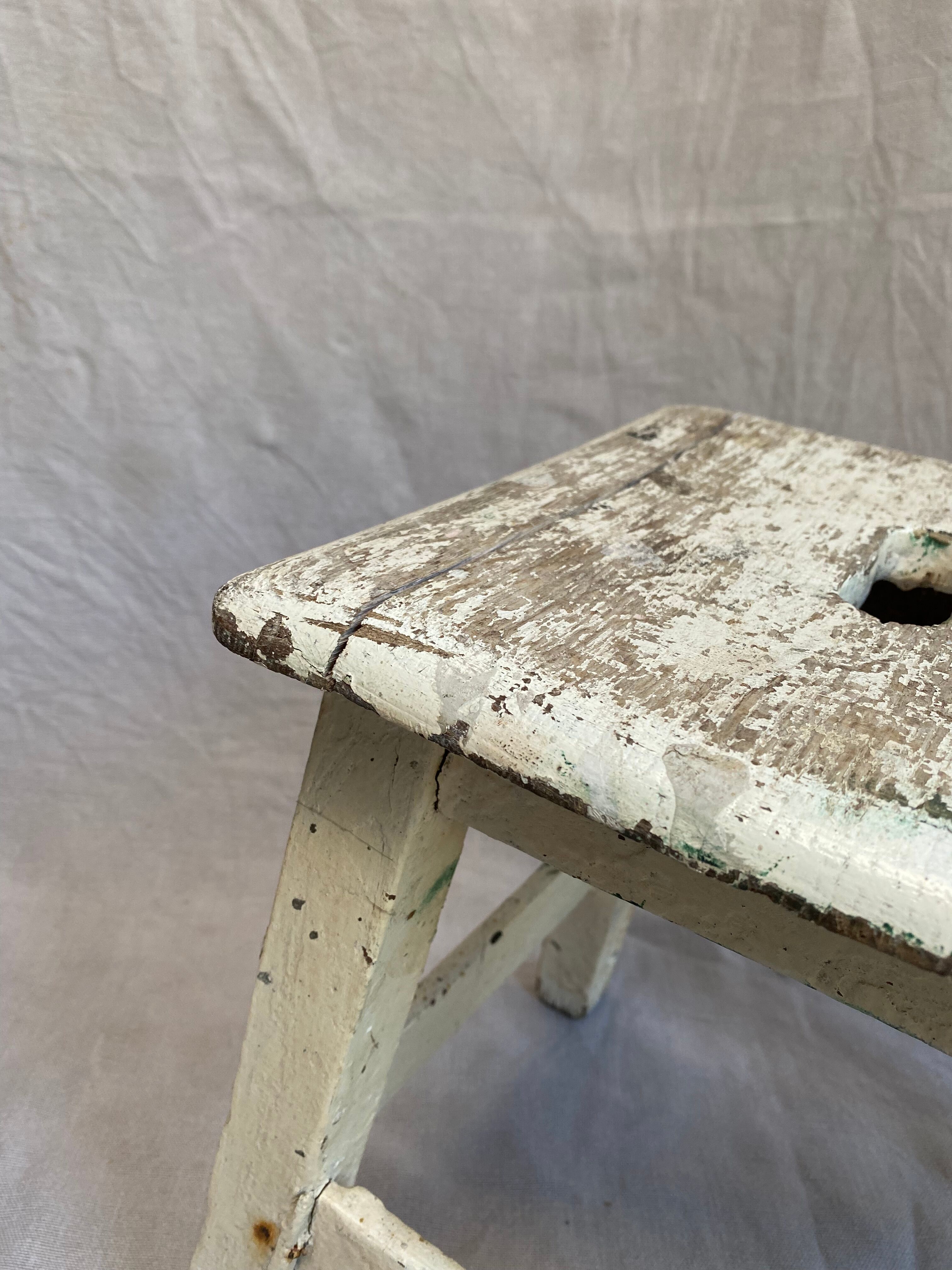 Old low stool