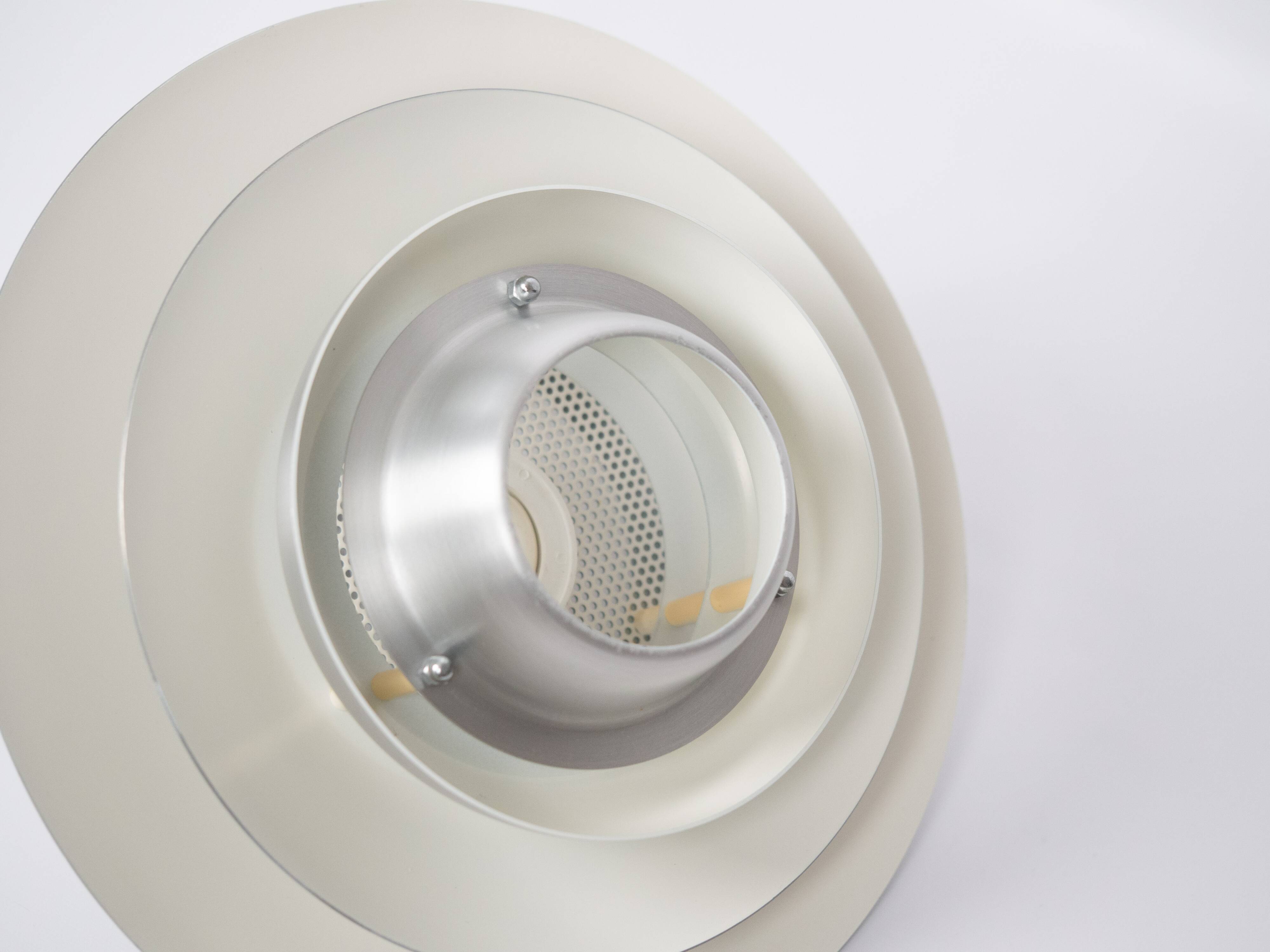 Danish vintage pendant lamp Alexia by Kurt Wiborg, Jeka, 1980s