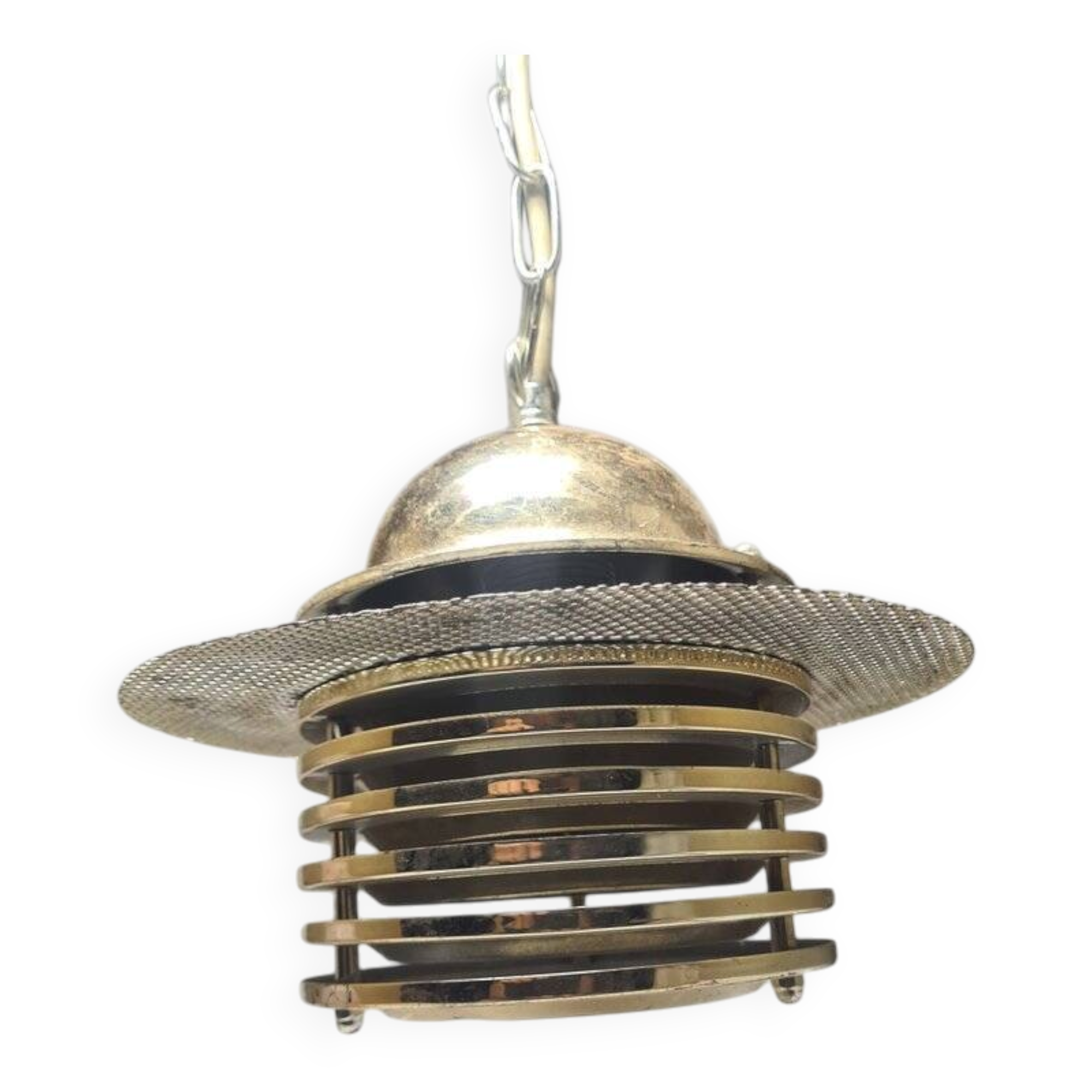 Postmodern Communist pendant lamp, Poland, 1970s