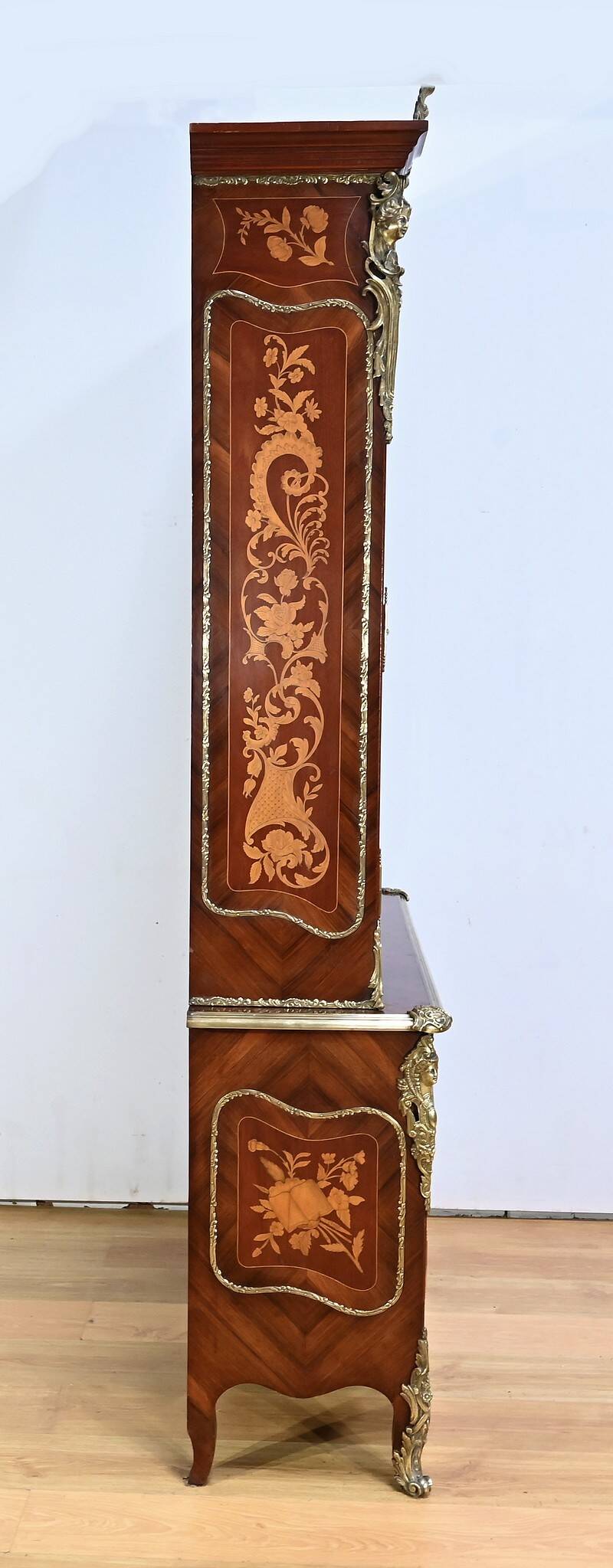 Library Two-Body in Rosewood and Marquetry, Louis XV style – End