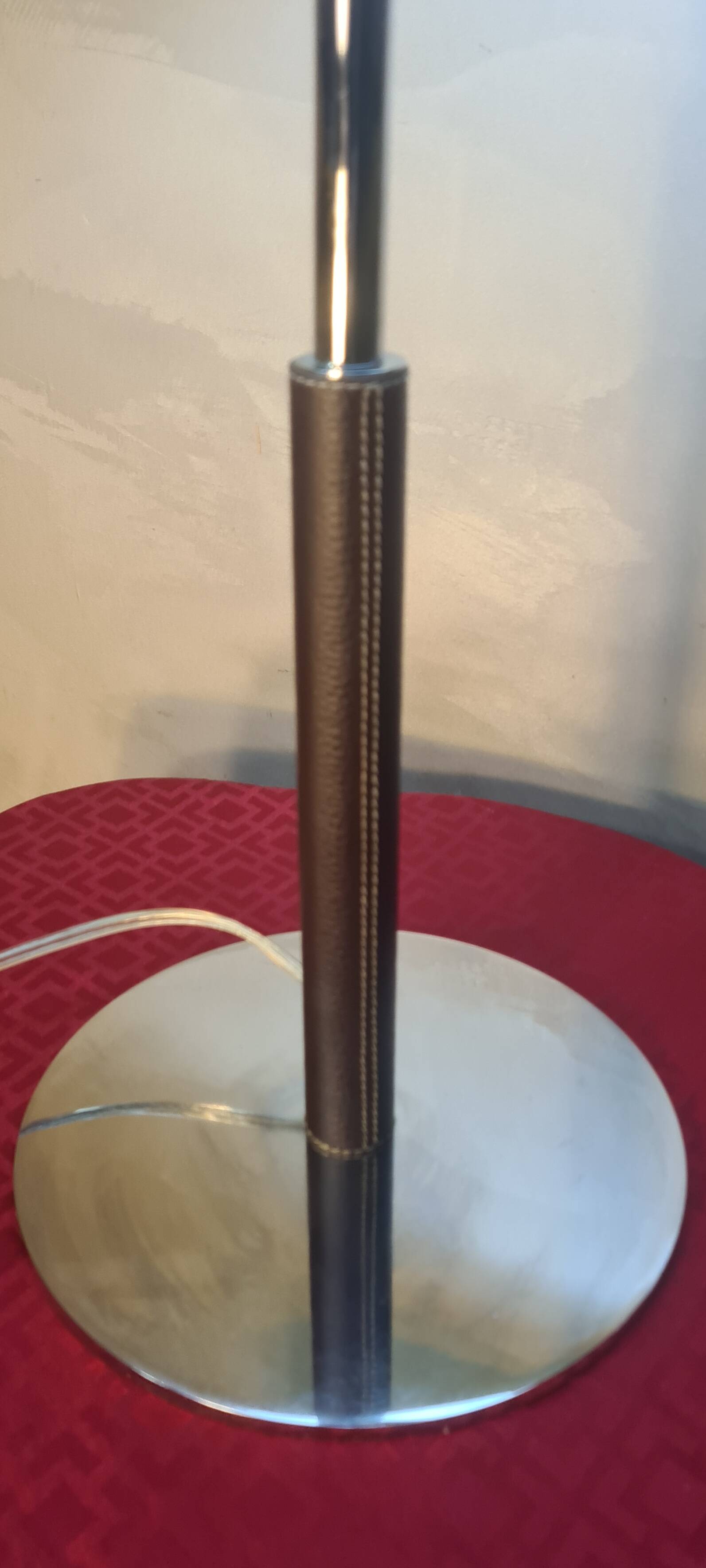 leather-covered lamp 1975 to 85