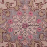 Vintage Turkish rug from Oushak, hand-woven 132x216 cm