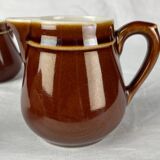 Set of 2 ceramic milk pots