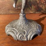 Old cherub candle holder